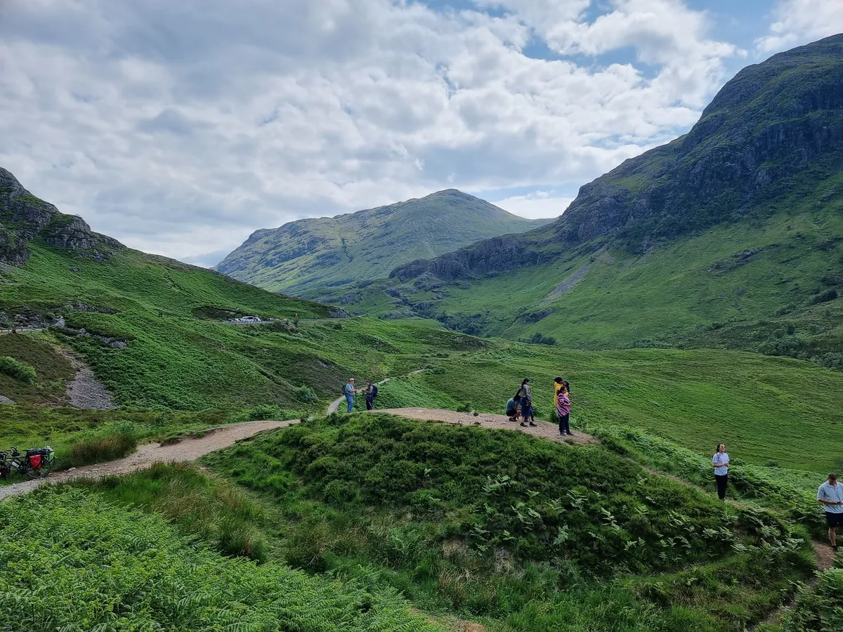 Walking the trails of Glencoe