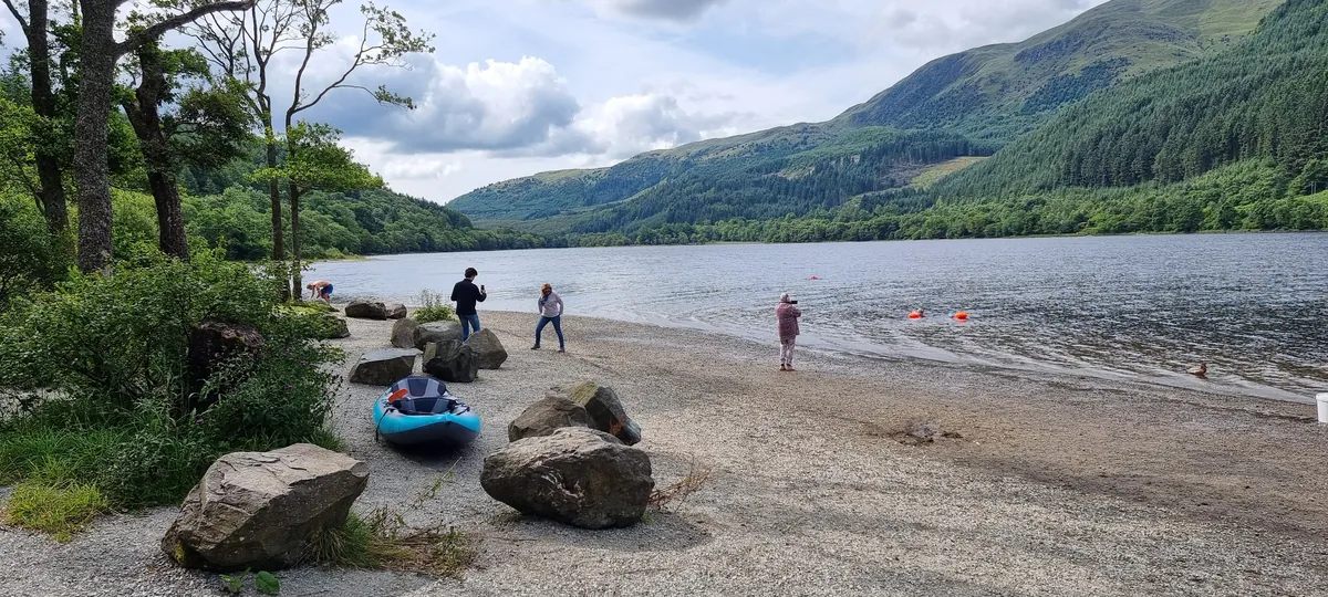 A relaxed stop at Loch Lubnaig